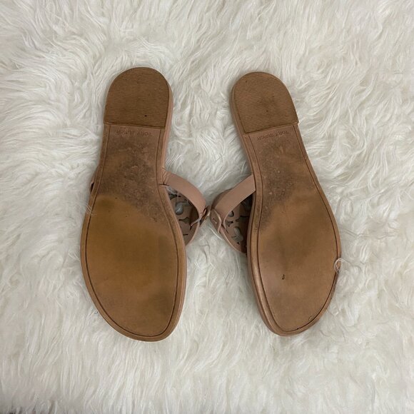 Tory Burch Women Sandals Miller Light Sand Size 9 - Picture 4 of 6